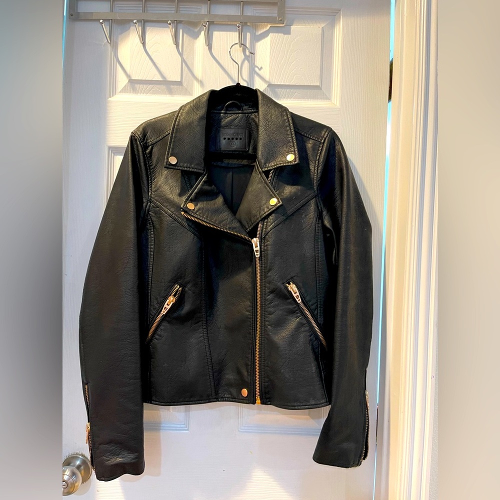 Blank NYC Moto Jacket w/ Rose gold hardware